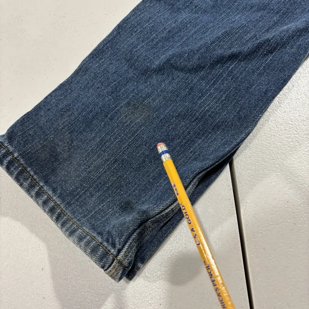 Carhartt Jeans Boys Youth 4 Dark Wash Blue Denim Relaxed Fit Straight Leg